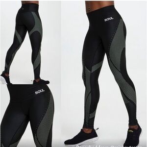Lululemon x soul cycle mapped out HR tights